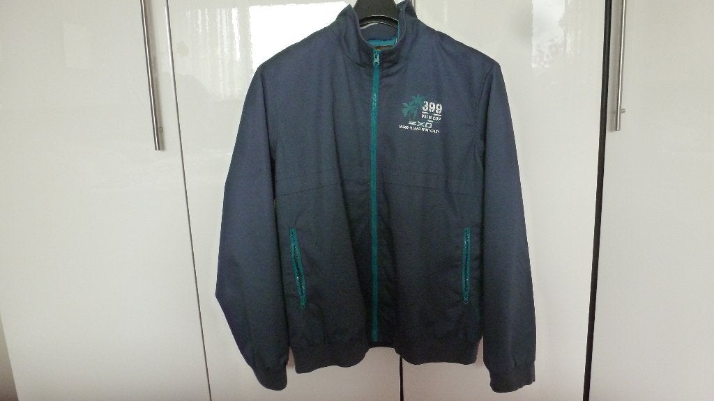 Heren najaars jack, Kleding | Heren, Ophalen of Verzenden, Zo goed als nieuw, Maat 52/54 (L), Blauw