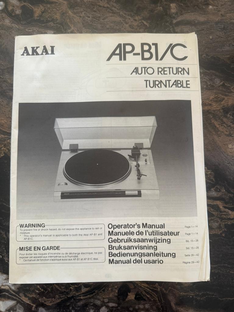 Sony Versterker, Geluidsboxen & Akai Auto-Return Platenspele, Audio, Tv en Foto, Platenspelers, Ophalen, Gebruikt, Automatisch