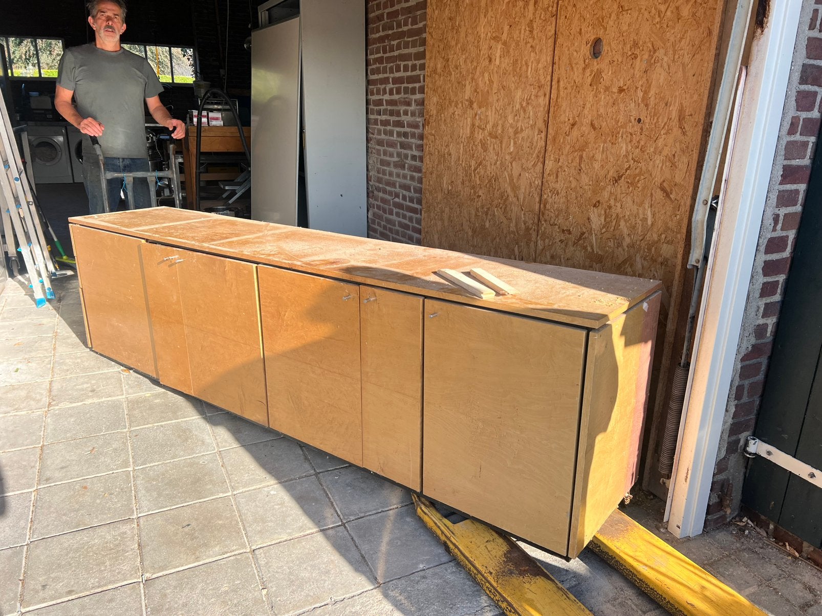 Grote vintage tv kast dressoir, Ophalen, Zo goed als nieuw, 25 tot 50 cm, 50 tot 100 cm