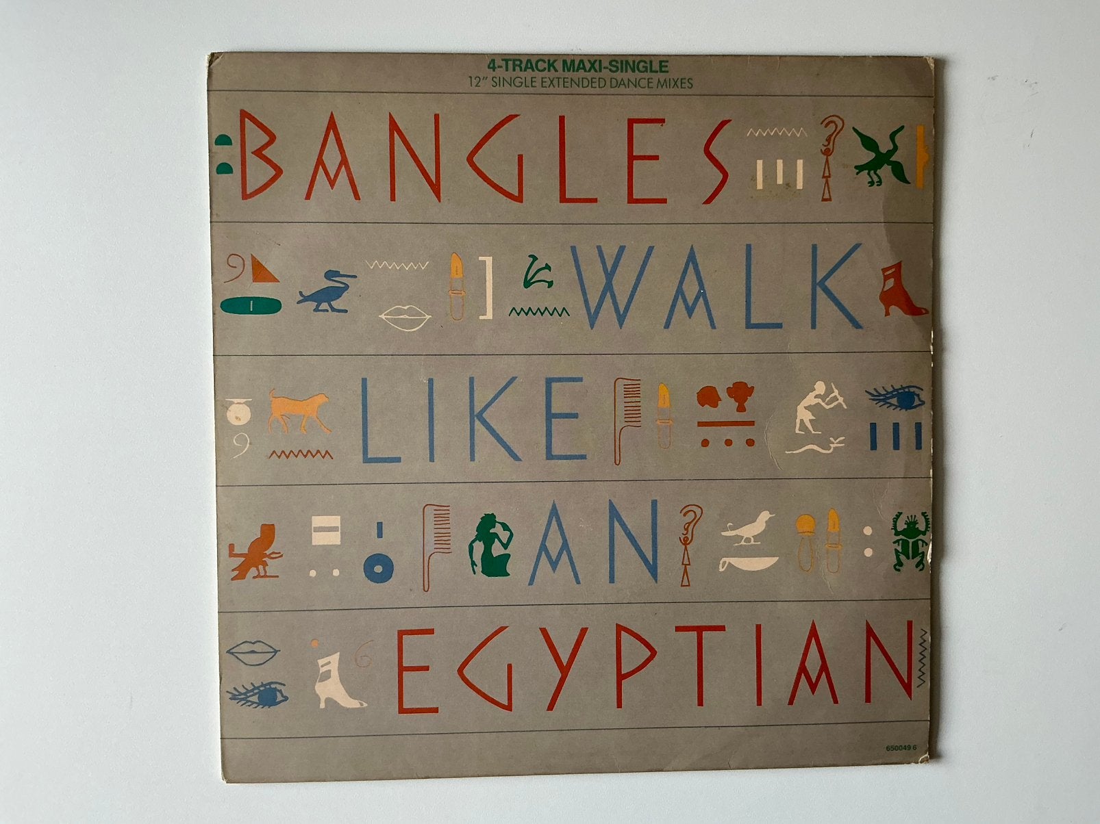 Bangles – Walk Like An Egyptian 12” Synth pop, Cd's en Dvd's, Vinyl | Pop, Ophalen of Verzenden, Gebruikt, 12 inch, Pop