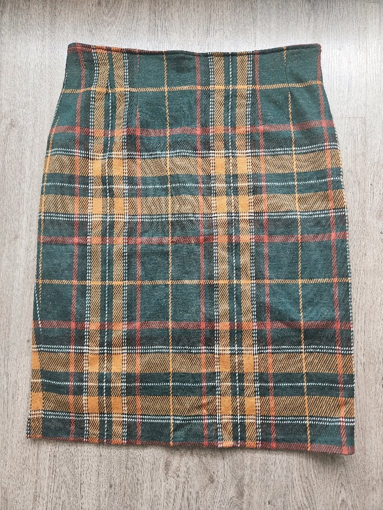 vintage winter rok, Maat 42/44 (L), Ophalen of Verzenden, Zo goed als nieuw, Onder de knie