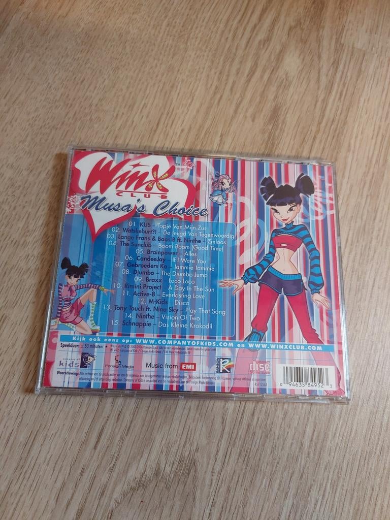 Winx club CD Musa's choice muziek, Ophalen of Verzenden, Nederlandstalig
