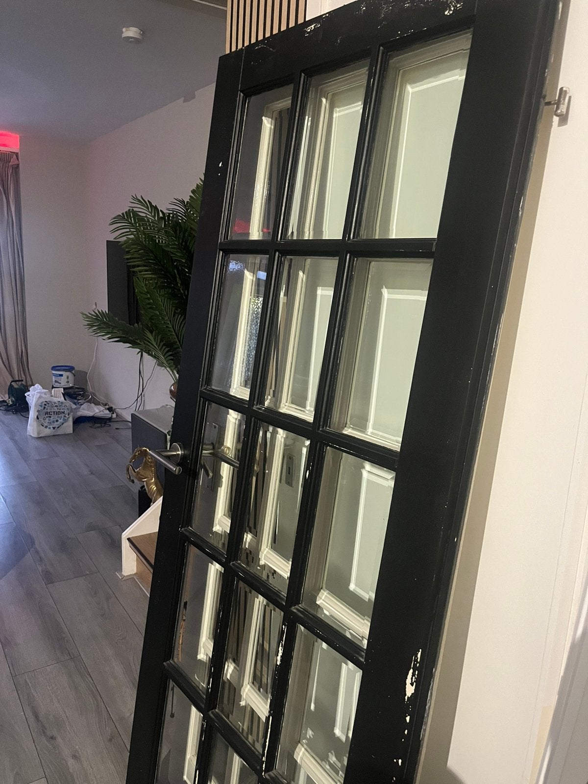 Opdek Binnendeur met glas, Ophalen, Binnendeur, 200 tot 215 cm, Glas