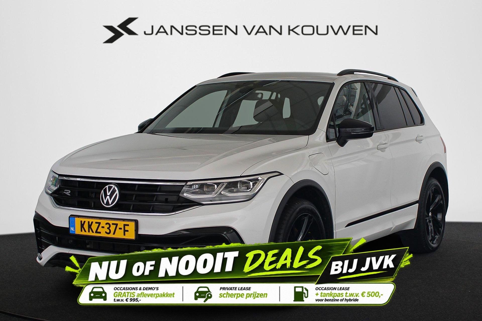 Volkswagen Tiguan 1.4 TSI eHybrid R-Line Business+ Head-Up S, Auto's, Stof, Wit, Hybride Elektrisch/Benzine, 10 kWh