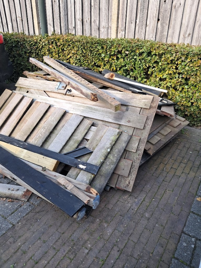 Haardhout, Minder dan 3 m³, Ophalen, Overige houtsoorten, Blokken