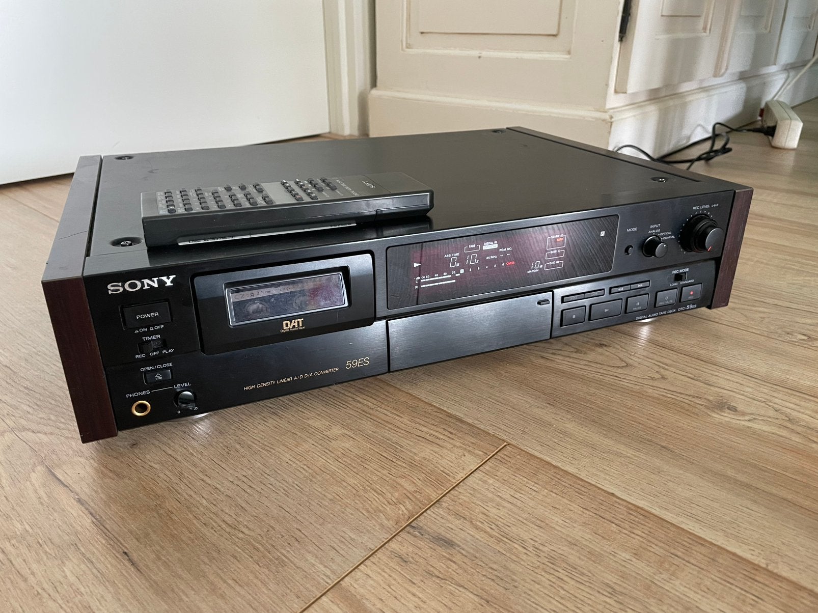 Sony DTC-59ES DAT recorder, Ophalen of Verzenden, Zo goed als nieuw, Sony