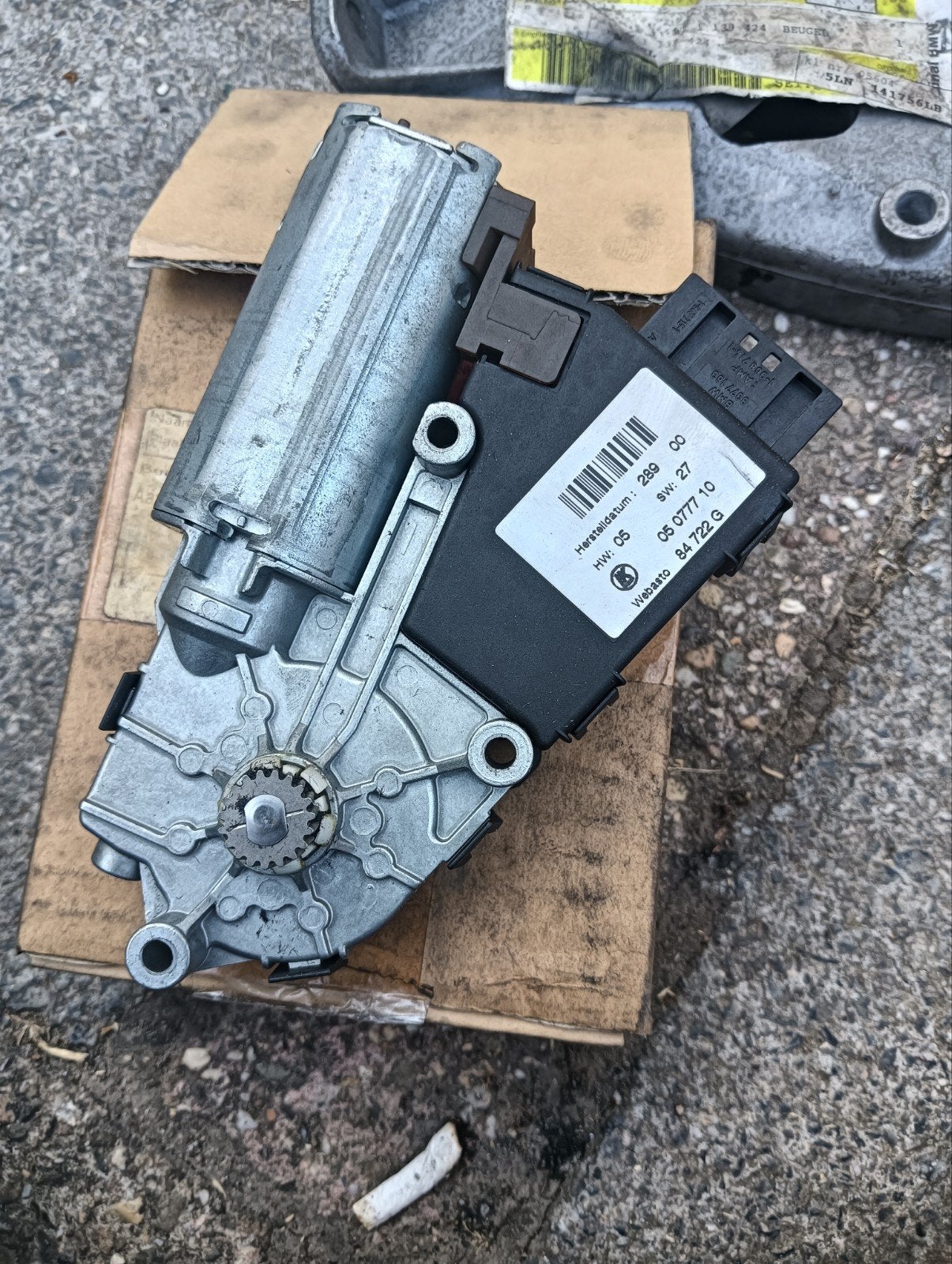 schuifdak motor bmw, Ophalen of Verzenden, Nieuw, BMW
