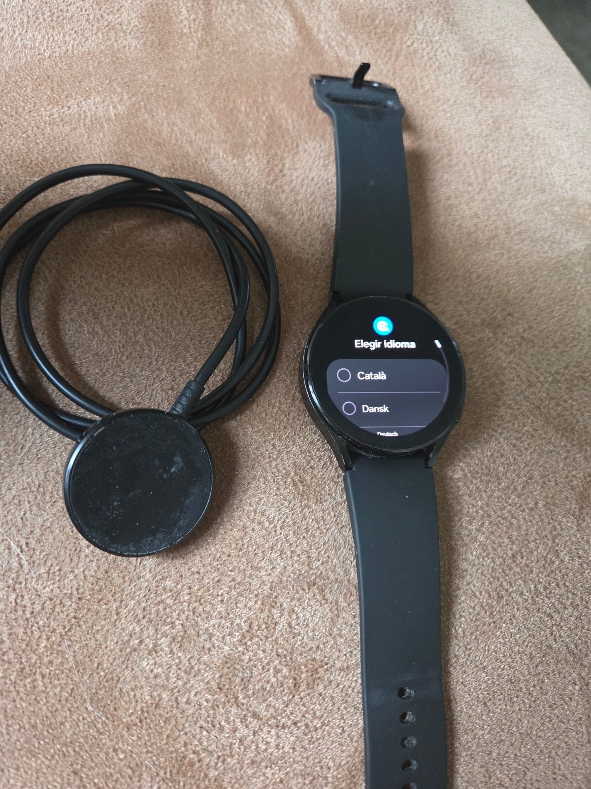 Samsung Watch 4, Ophalen of Verzenden, Zo goed als nieuw, Zwart, Android