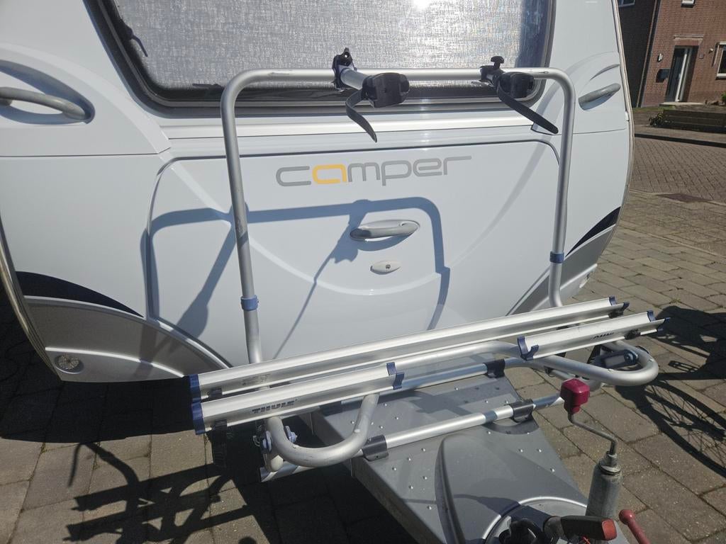 Thule Fietsendrager voor Caravan (2 fietsen) kantelbaar., Ophalen, 2 fietsen, Gebruikt, Achterklepdrager