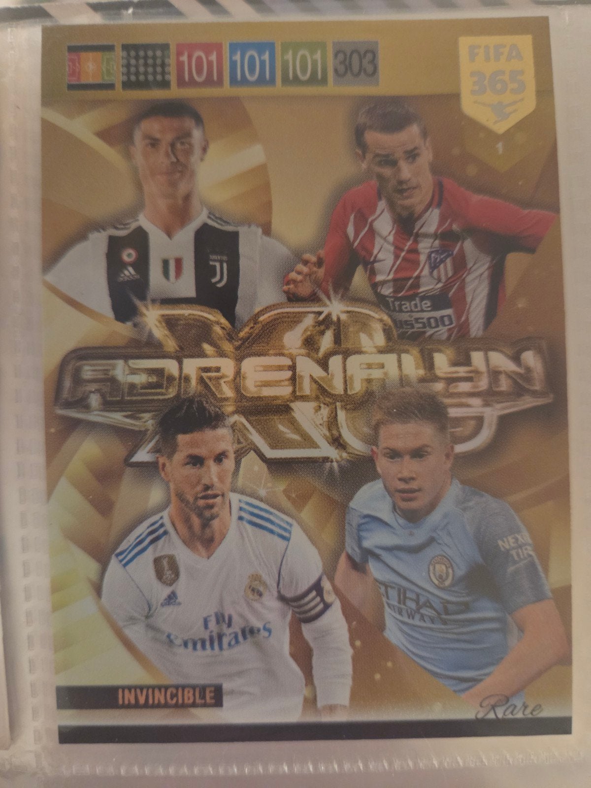 INVINCIBLE & MESSI / RONALDO Limited Editions, Ophalen of Verzenden, Meerdere plaatjes