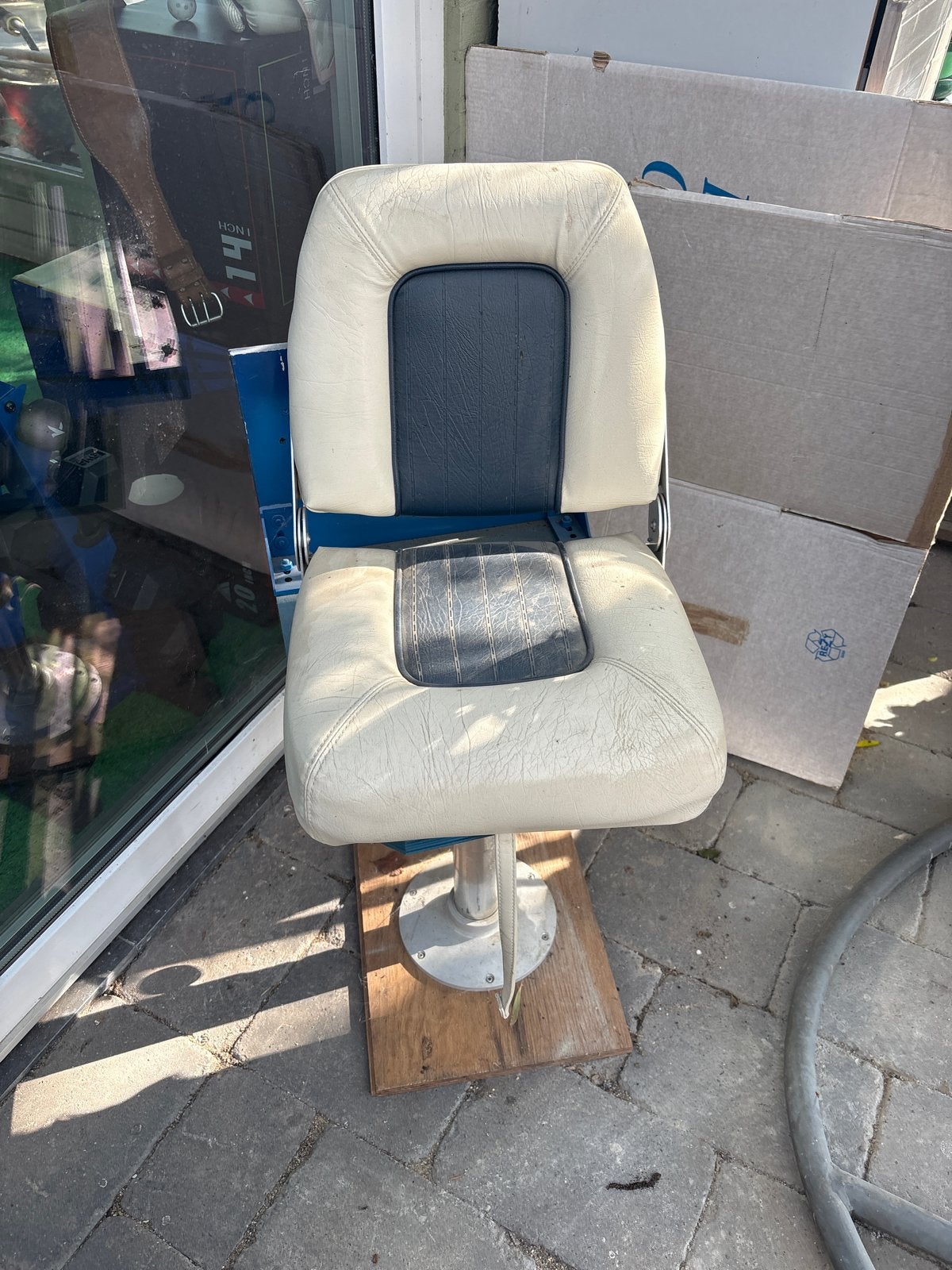 Allpa Marine Equipment Bootstoel met draaivoet, Ophalen of Verzenden, Gebruikt, Interieur en Kussens