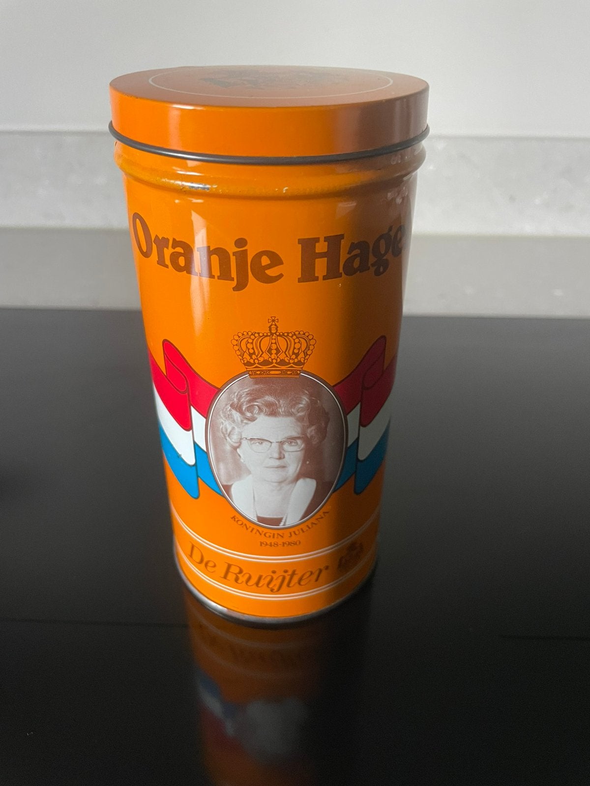 Oranje Hagel de Ruijter voorraadblik, Verzamelen, Ophalen of Verzenden, Zo goed als nieuw, Overige
