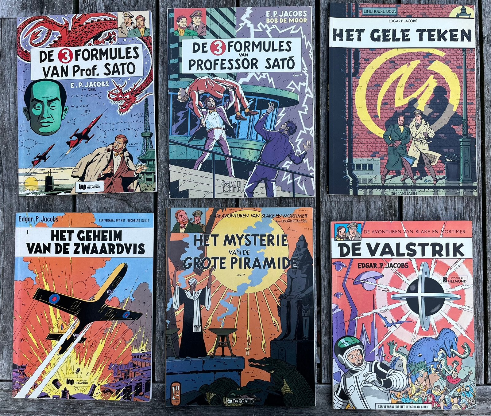Blake en Mortimer , Edgar P. Jacobs, Meerdere comics, Ophalen of Verzenden, Gelezen, Europa