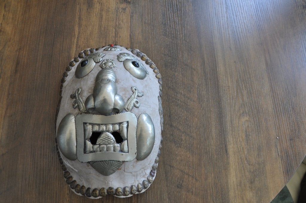 tibetaans schilpzdmasker, Antiek en Kunst, Ophalen of Verzenden