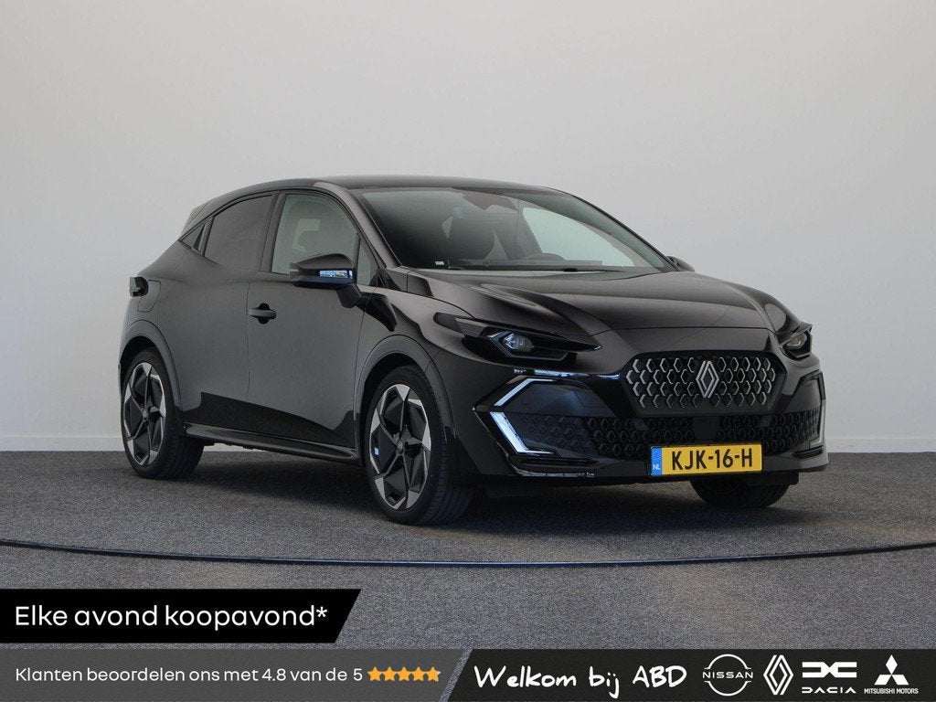 Renault Clio Hybrid 160 techno | Vijf jaar garantie | Stoelv, Auto's, Euro 6, 4 cilinders, 1246 kg, Zwart