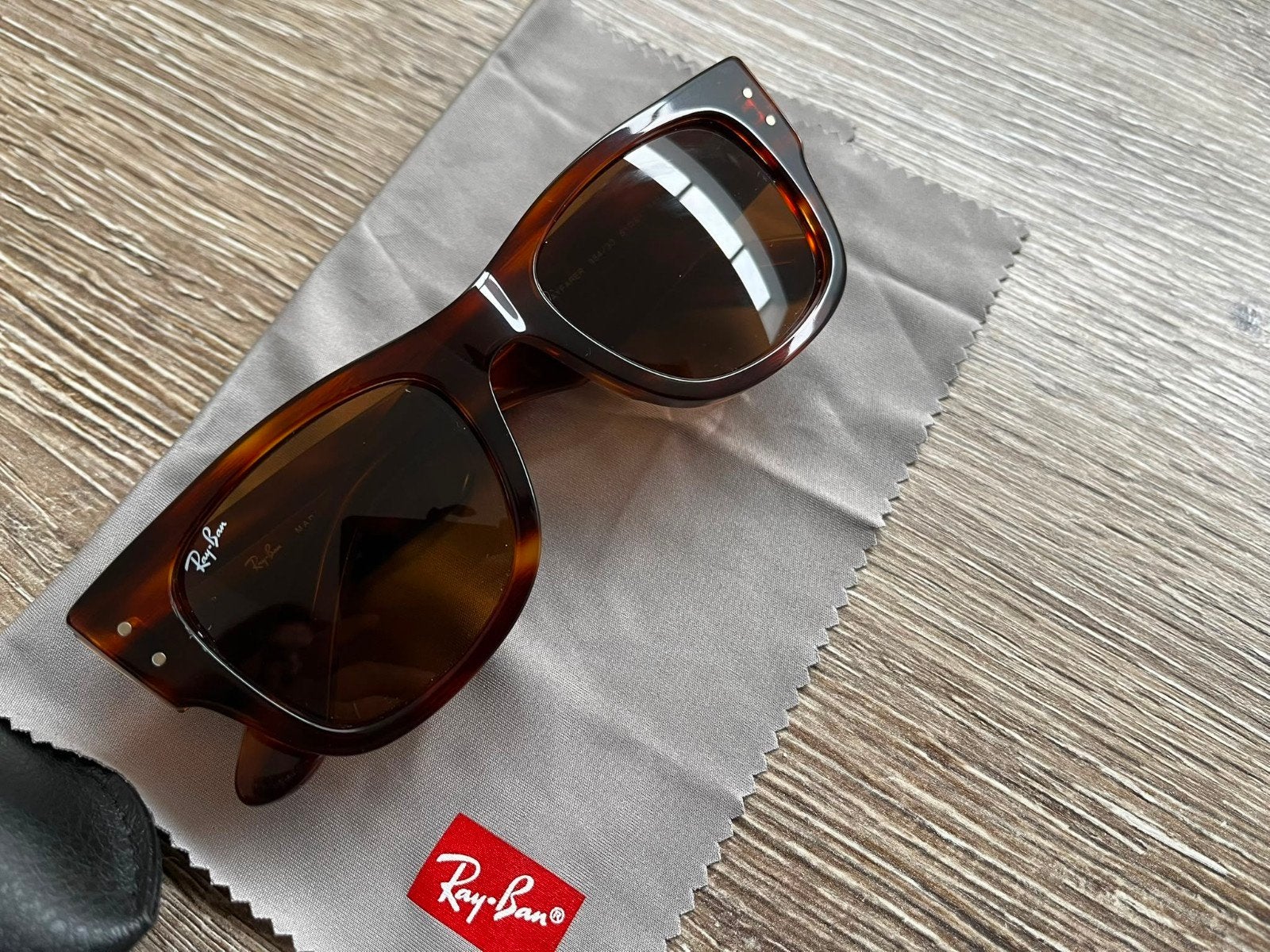 Ray-Ban MEGA WAYFARER UNISEX Zonnebril - Havana, Zonnebril, Zwart, Nieuw, Ophalen of Verzenden