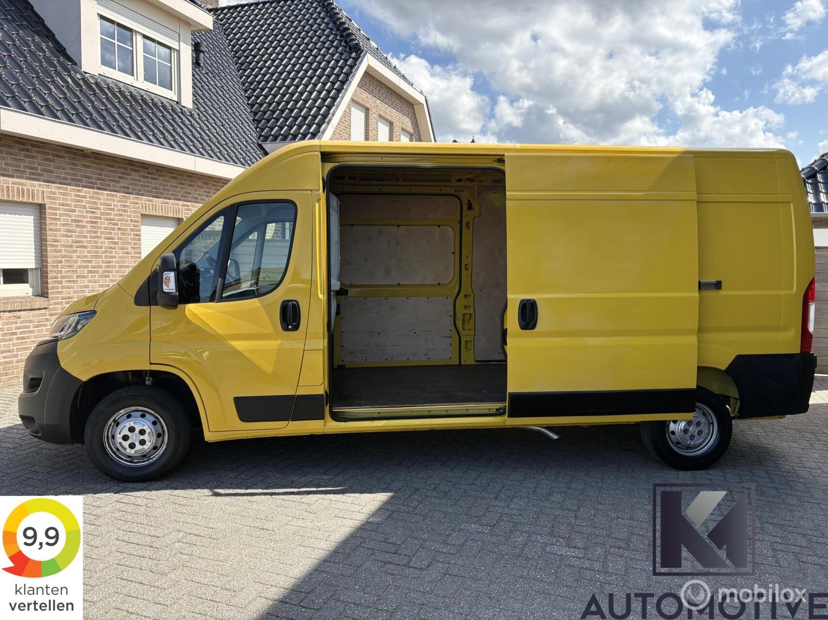 Peugeot Boxer 2.2 BlueHDi 140pk L3H2|2x Schuifdeur|Trekhaak, Auto's, Euro 6, 4 cilinders, Automatische klimaatregeling, 2500 kg