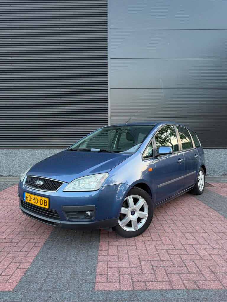 Ford C-Max 1.6 16V APK 02-2027 Airco Cruise Trekhaak 16” LM, Auto's, Voorwielaandrijving, Stof, 4 cilinders, Blauw