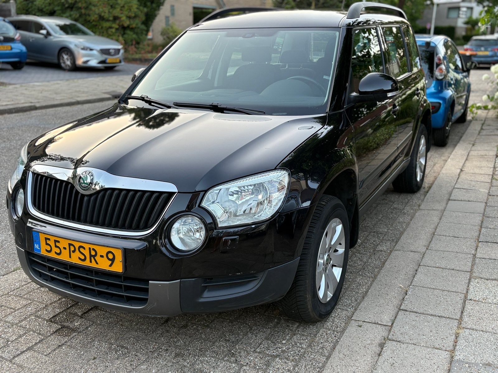 Skoda Yeti 1.2 TSI | Or. NL | historie | trekhaak | schade, Auto's, Skoda, Stof, 4 cilinders, Zwart, Origineel Nederlands