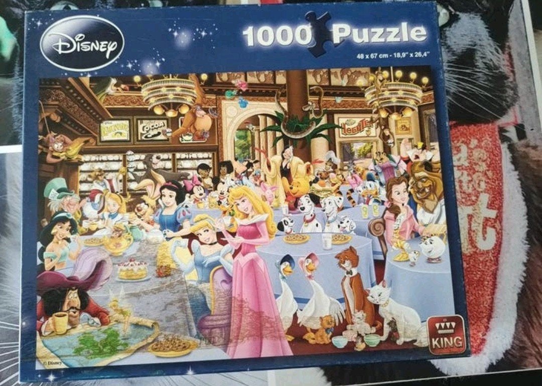King disney puzzel 1000 stukjes, Ophalen of Verzenden, 500 t/m 1500 stukjes, Zo goed als nieuw, Legpuzzel