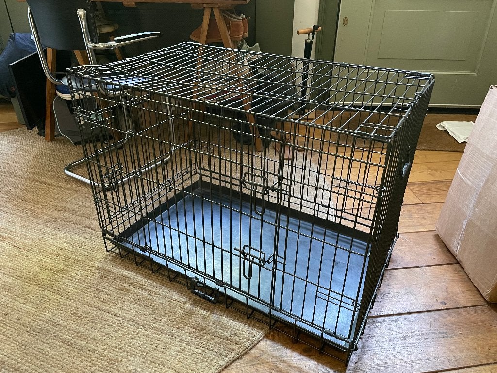 Puppy bench grote hond 90x56x65, Dieren en Toebehoren, Hondenhokken, Ophalen, Zo goed als nieuw, 75 tot 110 cm, 65 tot 100 cm
