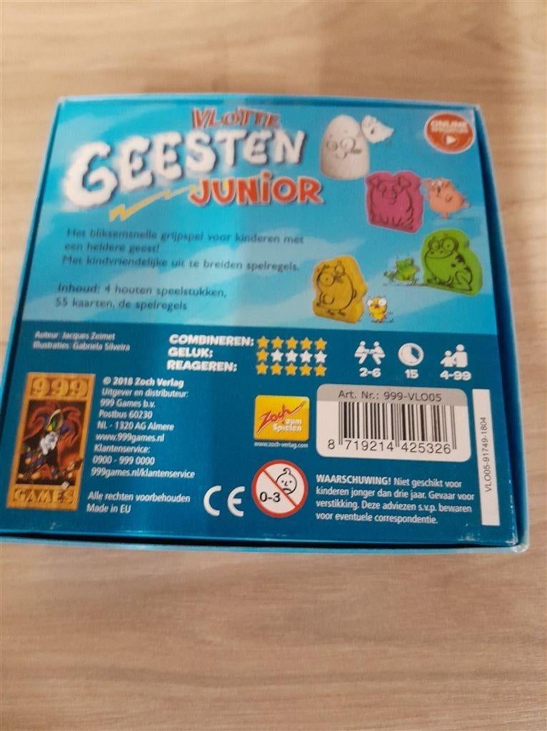 Vlotte Geesten junior - 999 games - s3992, Verzenden, Zo goed als nieuw