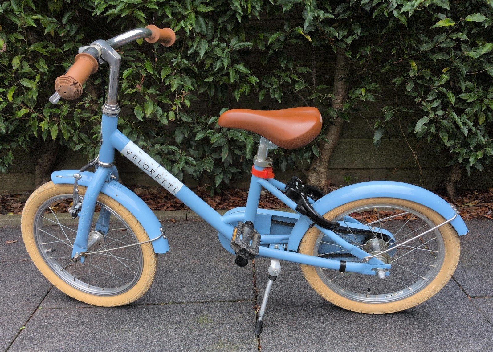 Veloretti Maxi kinderfiets 16 inch – lichtblauw, Ophalen, Terugtraprem, 16 tot 20 inch, Veloretti