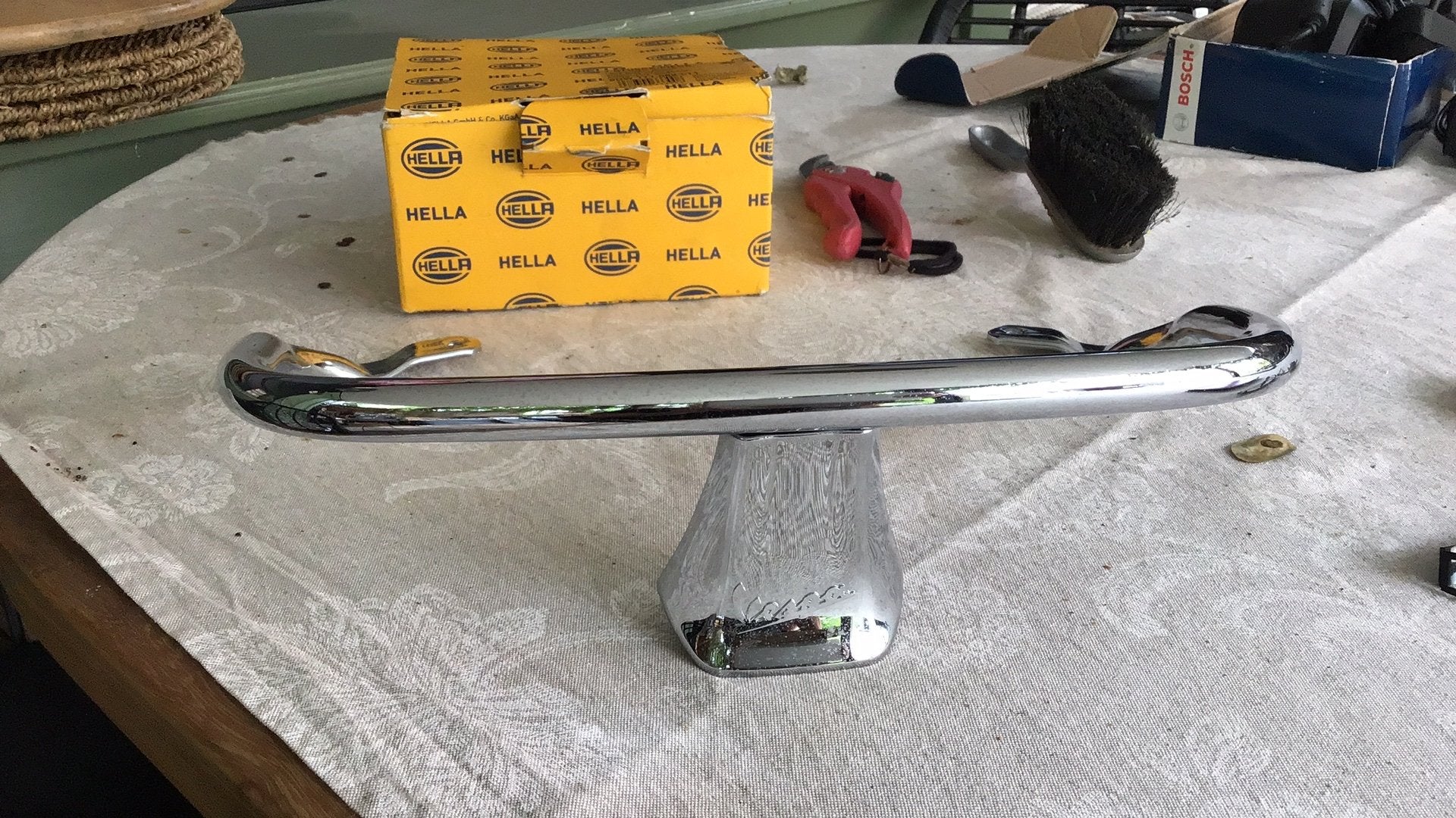 Vespa Chrome Beugel - Zo goed als nieuw, Ophalen of Verzenden, Gebruikt, Overige typen, Vespa