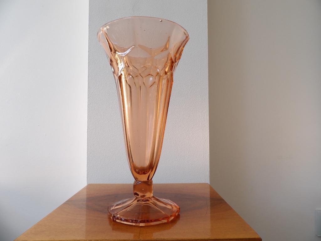 Art Deco Vaas Boheems, Rudolf Schrotter, Antiek en Kunst, Antiek | Vazen, Ophalen of Verzenden