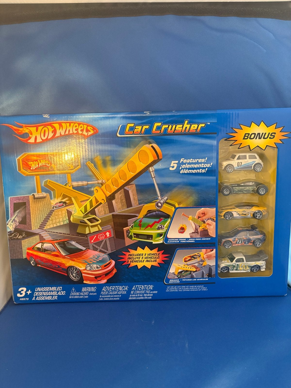 Hot Wheels Car Crusher Speelset met Bonus Auto's, Ophalen of Verzenden, Nieuw