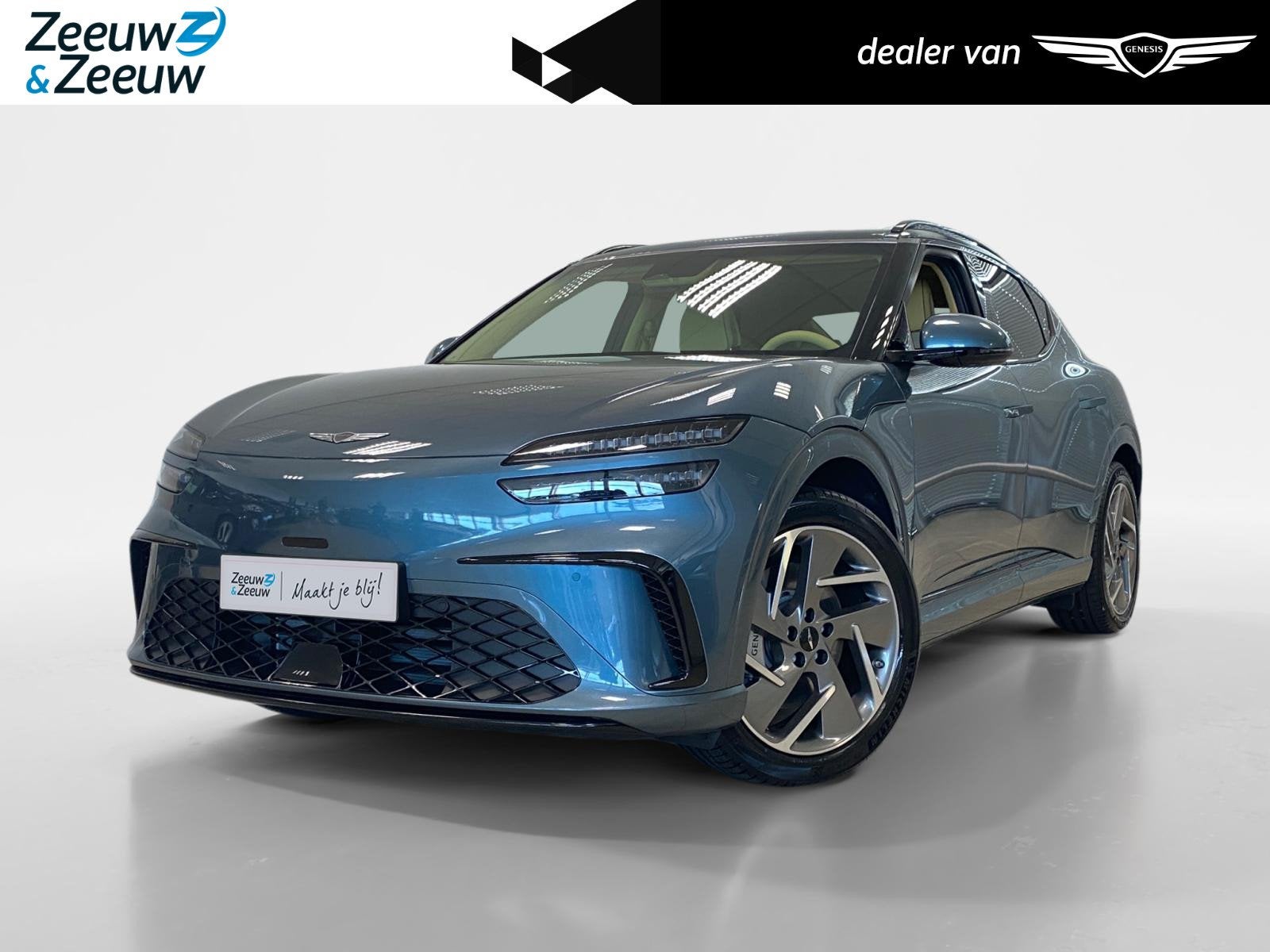 Genesis GV60 84 KWH |LUXURY | SUNROOF | B&O | NU TE BESTELLE, Auto's, Genesis, Automaat, Leder, 489 pk, 84 kWh