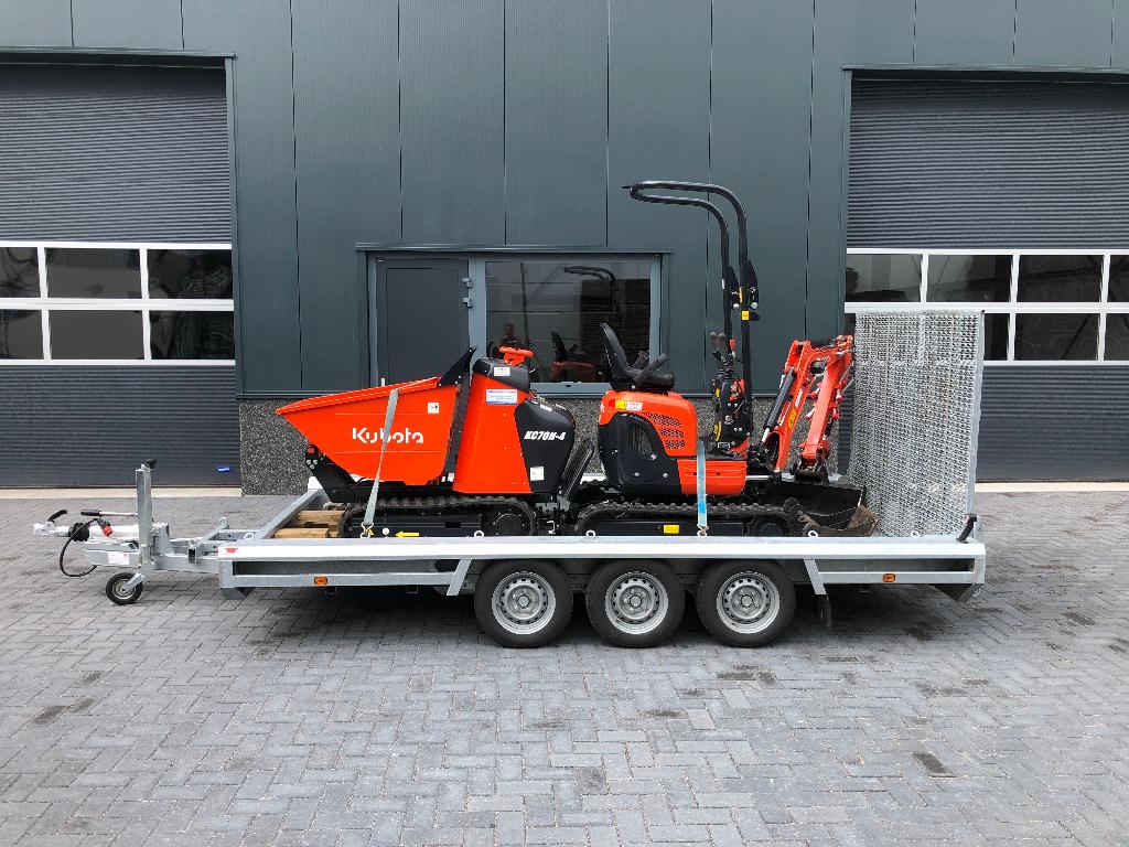 Te huur Kubota minigraver, Verzenden, Zo goed als nieuw