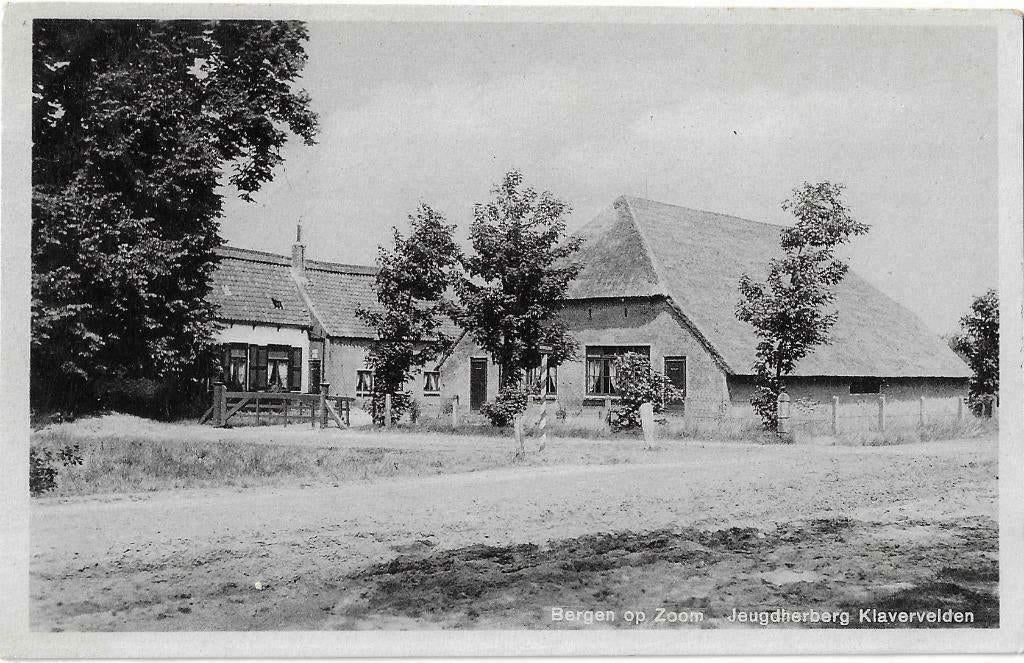 AK Bergen op Zoom - Jeugdherberg Klavervelden., Verzenden, 1920 tot 1940, Gelopen, Noord-Brabant