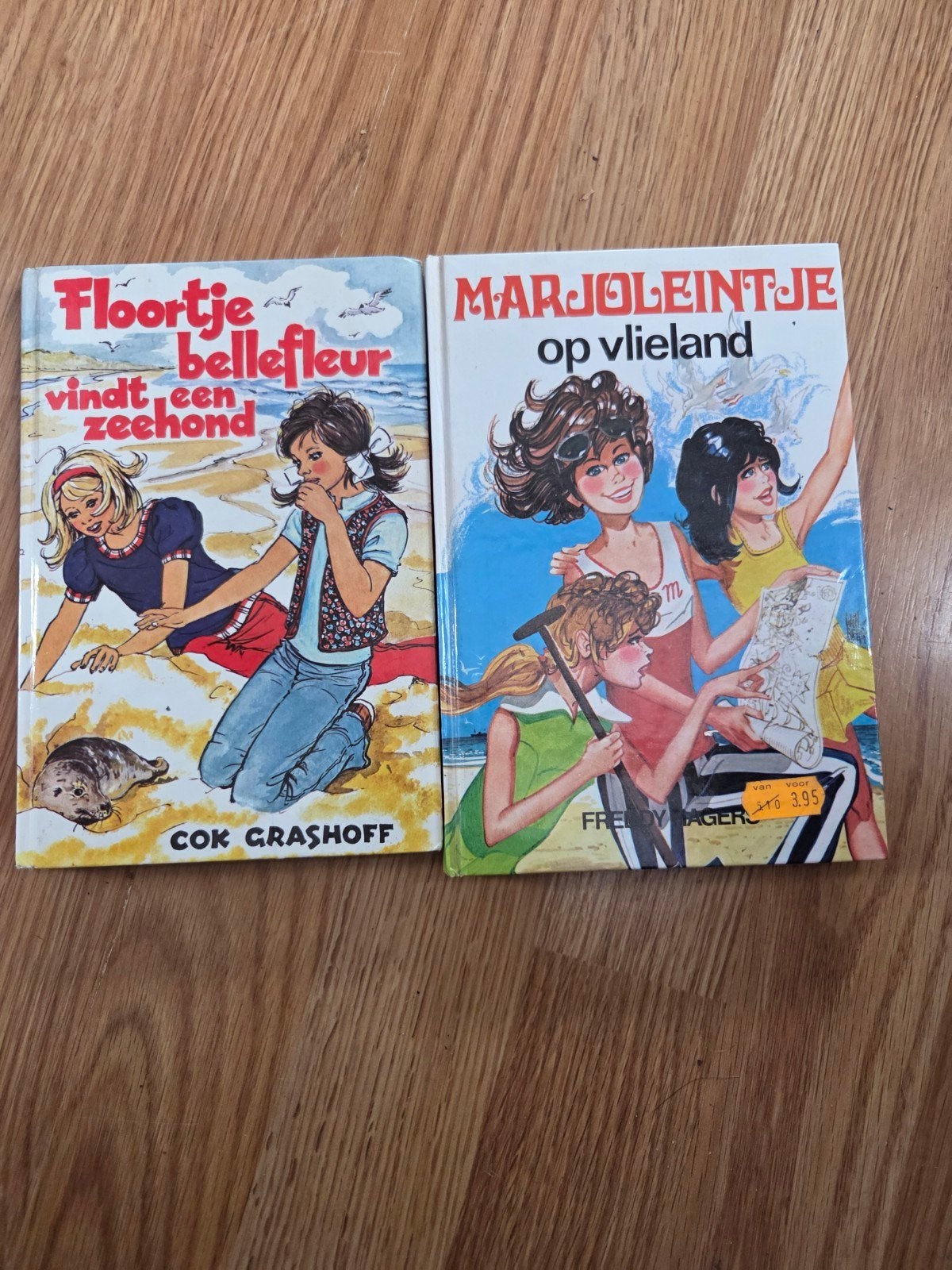 Floortje Bellefleur & Marjoleintje op Vlieland - Jeugdboeken, Ophalen of Verzenden, Gelezen, Cok Grashoff, Freddy Hagers, Fictie algemeen