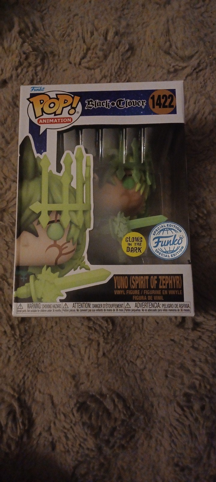 Black Clover Yuno the Zephyr Funko pop #1422, Ophalen of Verzenden, Nieuw