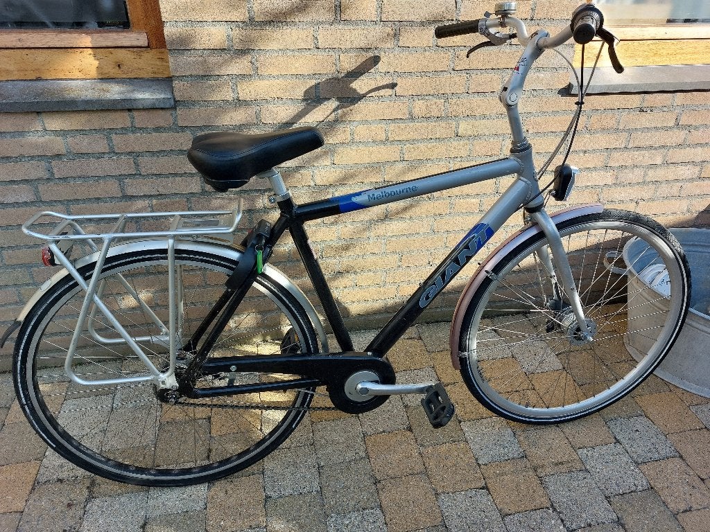 Giant Melbourne herenfiets, stadsfiets, studentenfiets, Fietsen en Brommers, Fietsen | Heren | Herenfietsen, Ophalen, Gebruikt