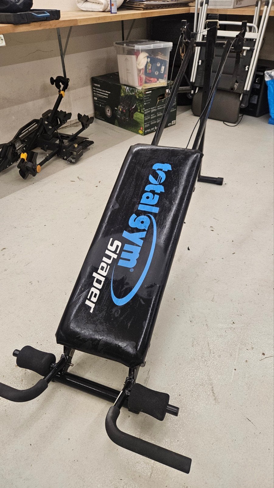 Total Gym Shaper Fitnessapparaat - Thuis Workout, Sport en Fitness, Fitnessmaterialen, Ophalen, Gebruikt, Benen, Overige typen