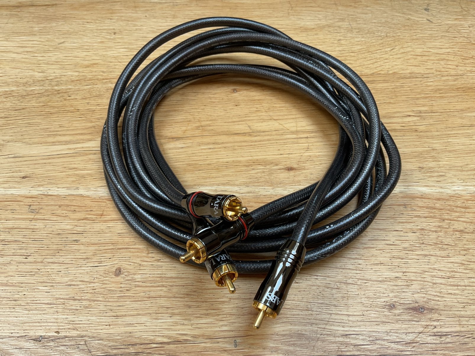 Tara Labs Prims 300a stereo rca interconnect 200cm, Ophalen of Verzenden, Gebruikt, 2 tot 5 meter, Interlink-kabel