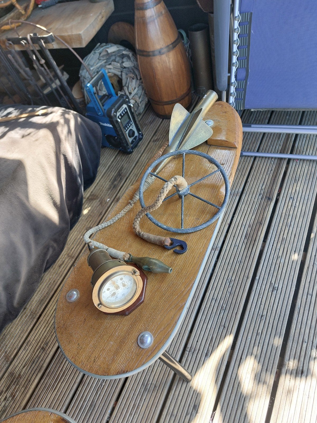 Antieke Scheepslog Walker's Cherub III komplete set, Ophalen, Gebruikt, Motorboot of Zeilboot, Overige typen