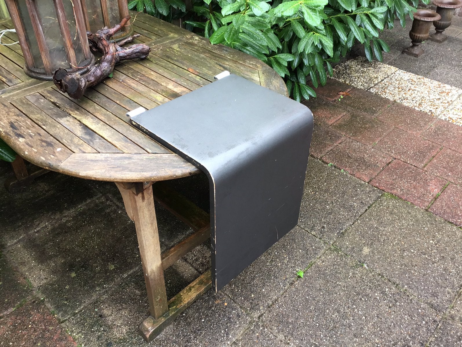 AUPING AURONDE AANHAAKTAFELTJE, HOOG 48, SENIOREN, ZWART., Huis en Inrichting, Gebruikt, Eenpersoons, Wit, Ophalen of Verzenden