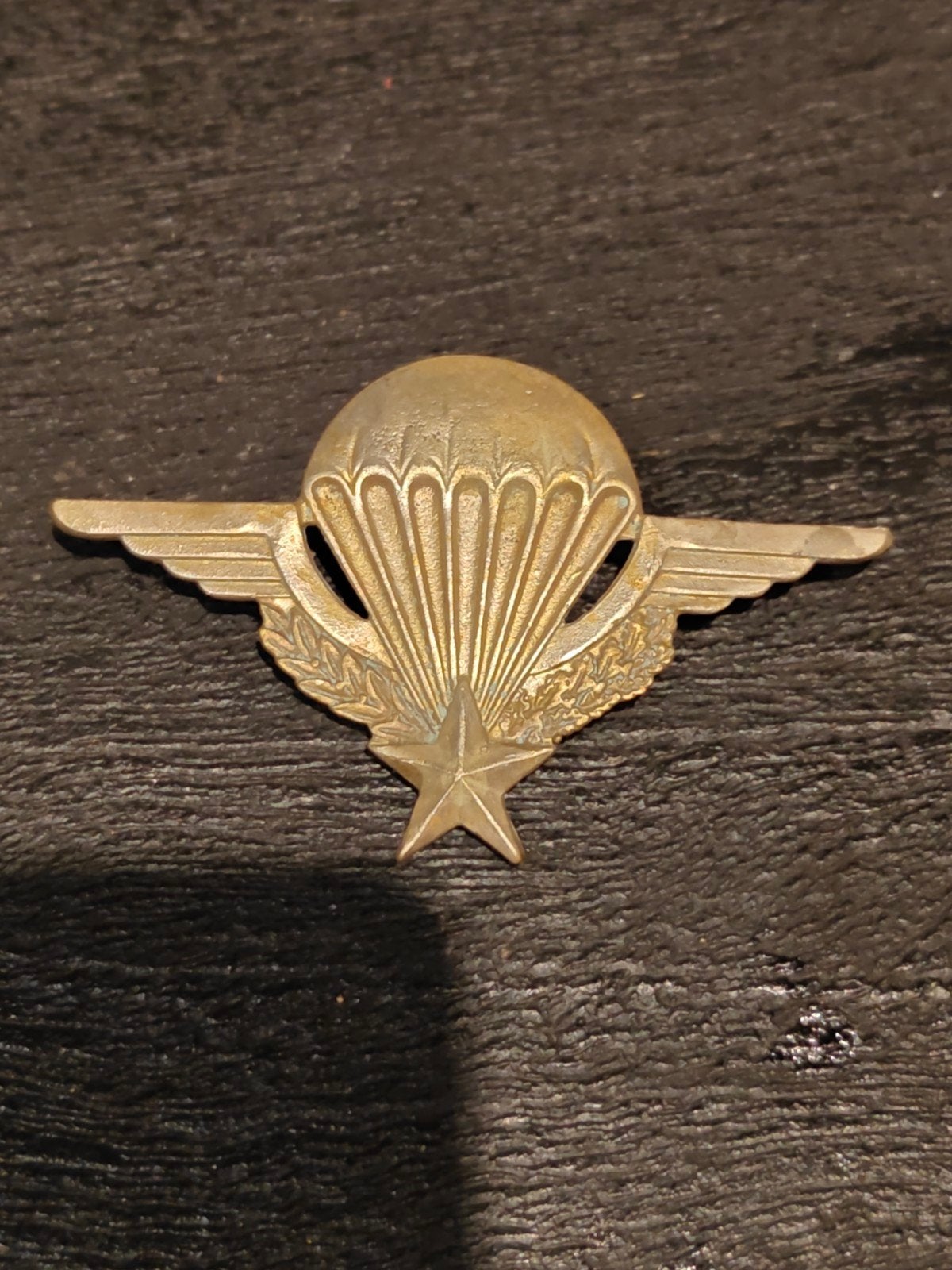 Indochina War Original French Airborne Early Jump Wings Brev, Ophalen of Verzenden, Landmacht, Amerika, Embleem of Badge