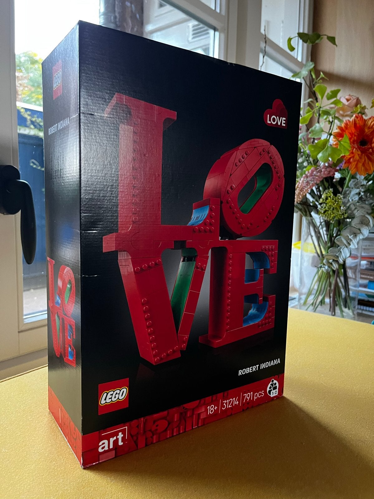 LEGO Art Robert Indiana LOVE (31214) - Nieuw in doos, Ophalen, Nieuw