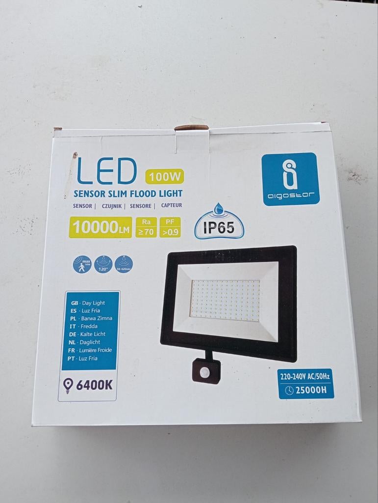 Led breedstraler met sensor, Ophalen of Verzenden, Nieuw, Overige typen