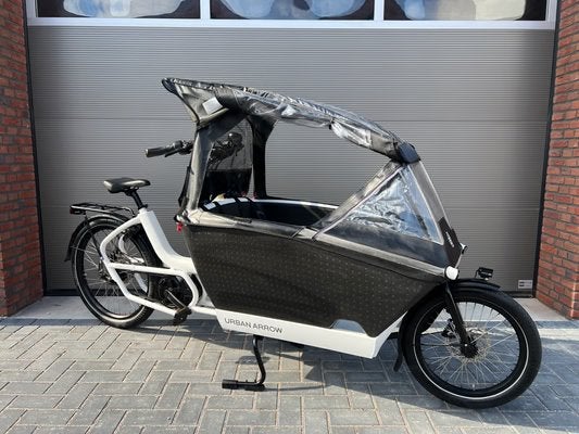 Urban Arrow Bakfiets - GEZOCHT - binnen 24u deal/opgehaald, Gebruikt, Huif, 2 kinderen, Schijfrem