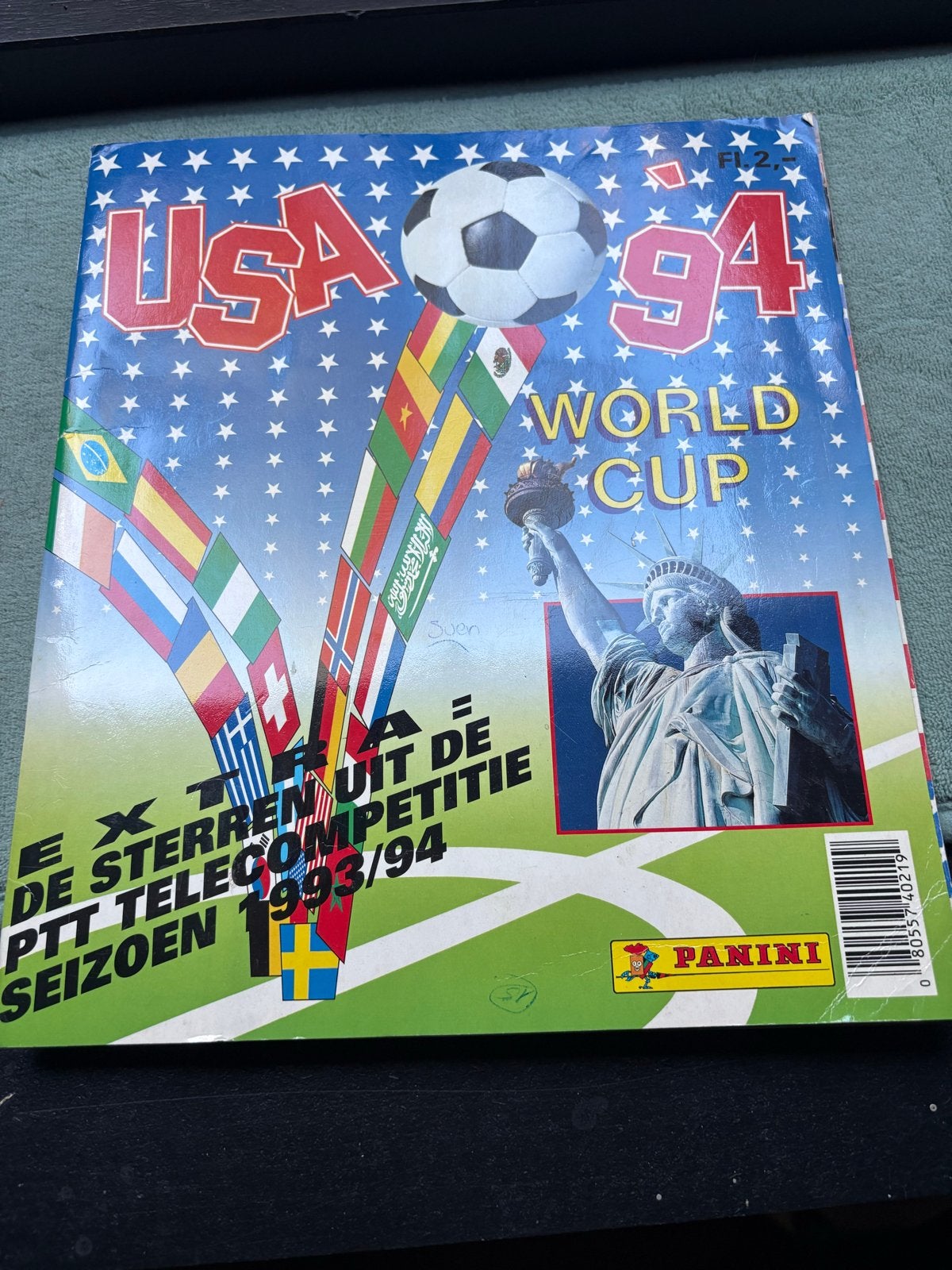 Panini USA '94 World Cup Stickerboek (compleet), Verzamelen, Ophalen of Verzenden, Gebruikt, Overige sporten, Boek of Tijdschrift