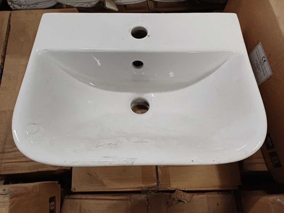 8 Nieuwe Grohe wasbakken - Porselein, Ophalen, Nieuw, Wastafel