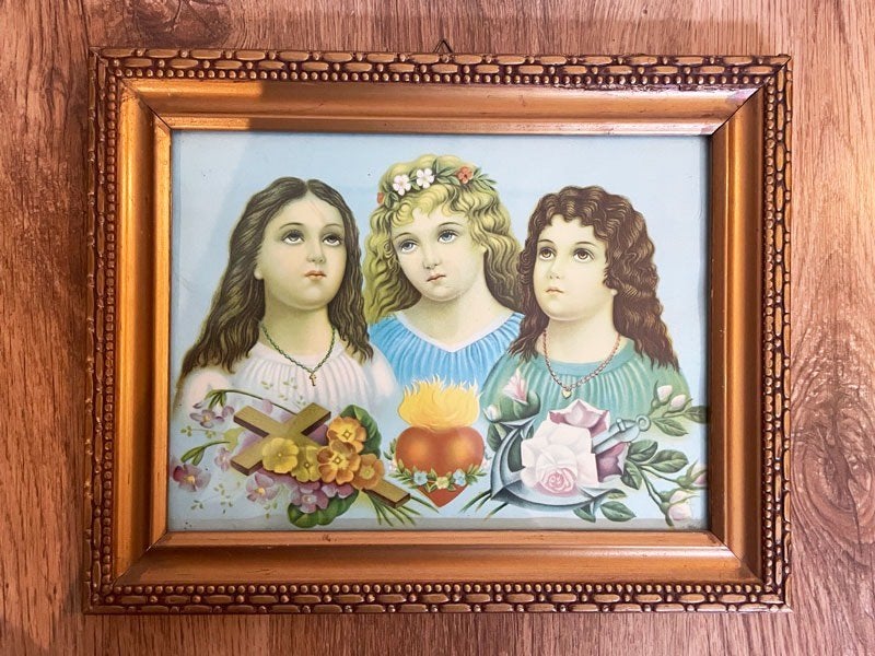 Vintage afbeelding, Antiek en Kunst, Kunst | Schilderijen | Klassiek, Portret of Personen, Overige ondergronden, Ophalen of Verzenden