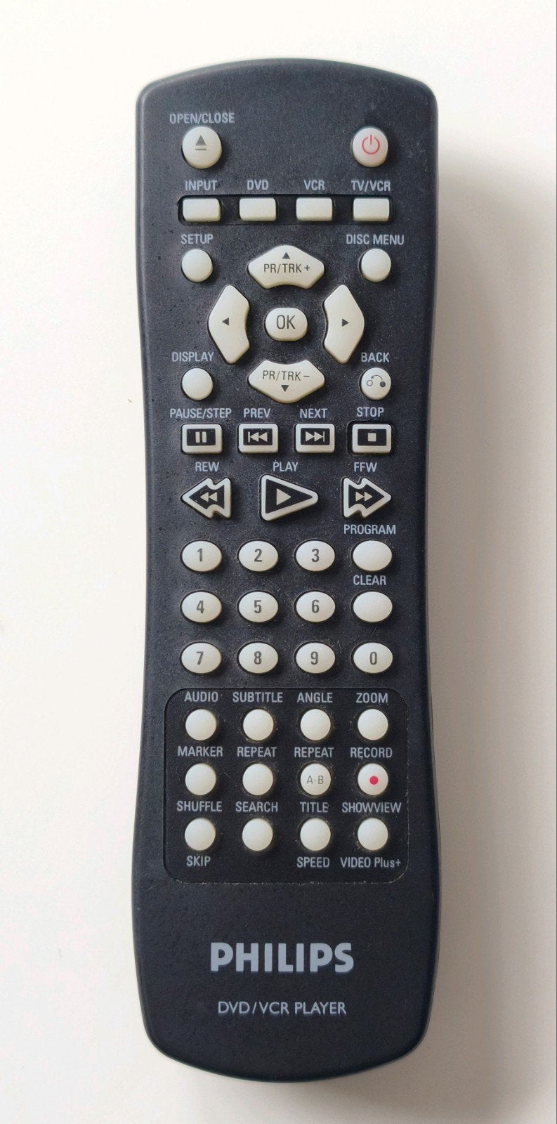 Philips DVD/VCR Player Afstandsbediening, Ophalen of Verzenden, Gebruikt, Origineel, Dvd