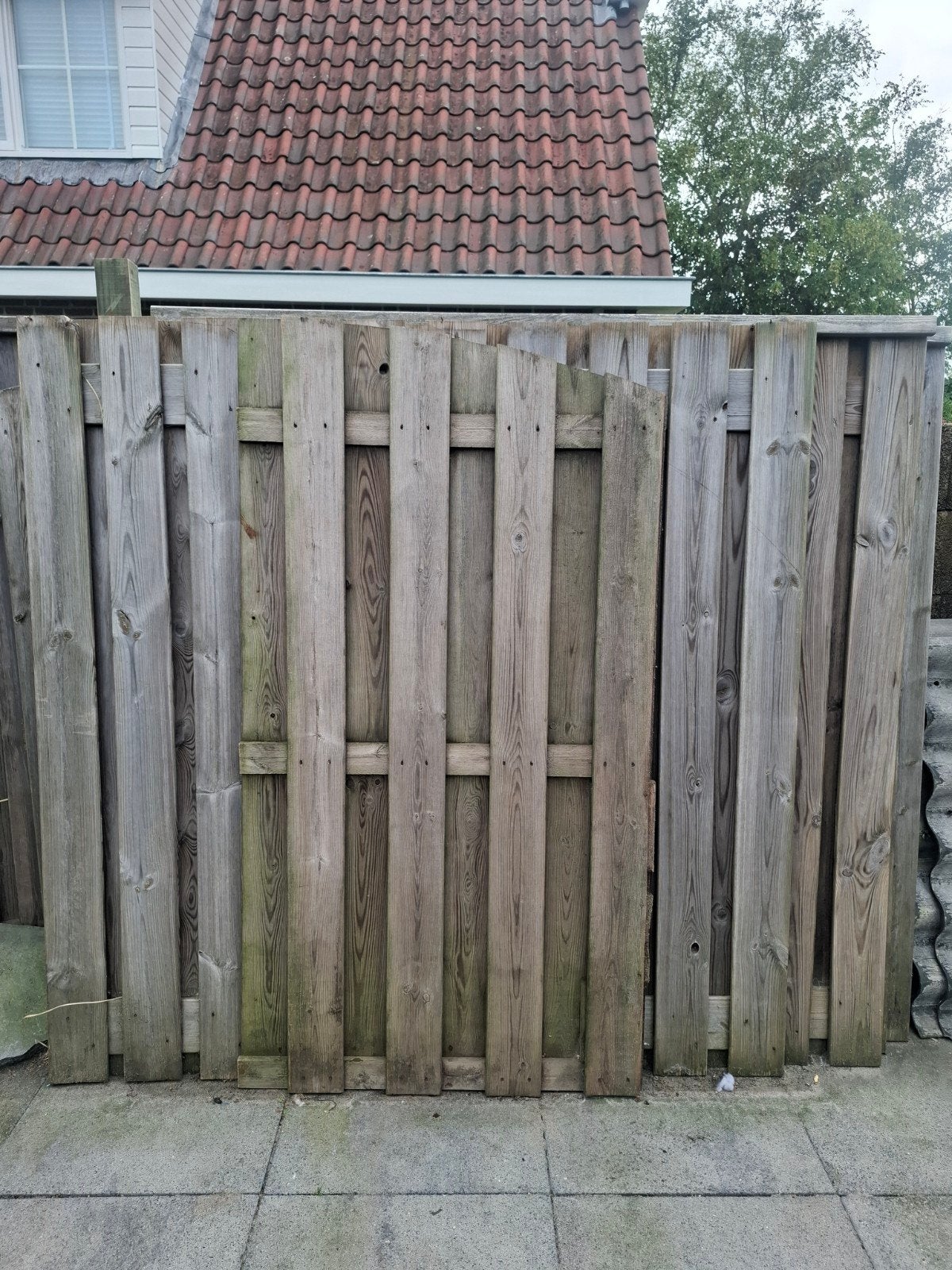 Schutting delen., Tuin en Terras, Schuttingen, Ophalen, Minder dan 3 meter, Hout, 1 tot 2 meter