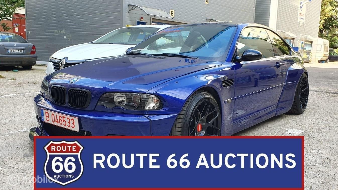 BMW M3 Coupe | 2001 | Route 66 Auctions, Auto's, Overige carrosserieën, Zwart, Bedrijf, Handgeschakeld